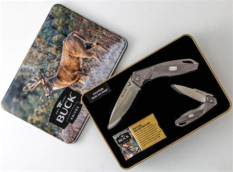 Buck Knives 0110BKSLT1WM Folding Hunter . . Buck knife gift set walmart